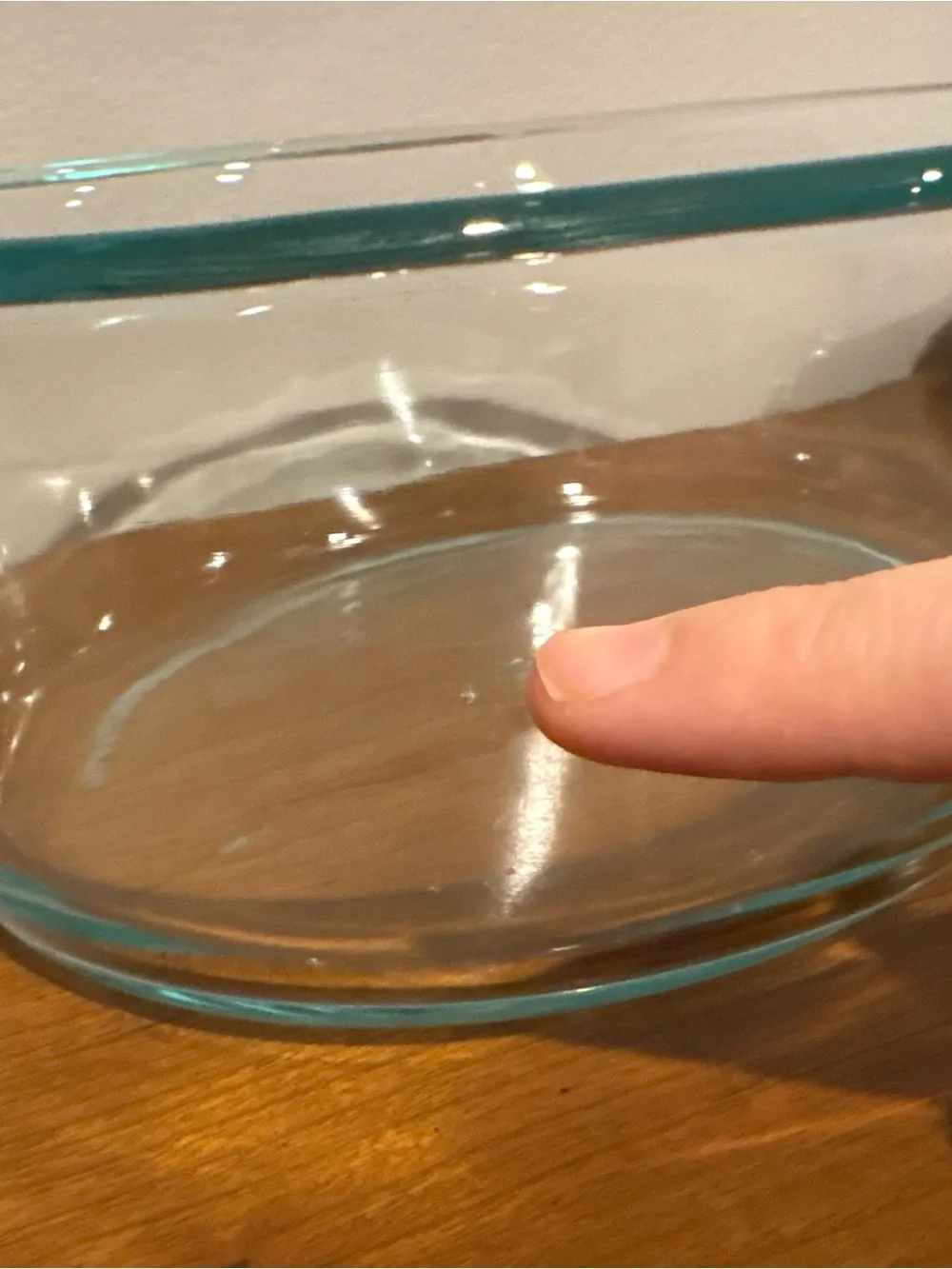 Vintage Pyrex Clear Glass Oval Casserole Roaster Dish #8501